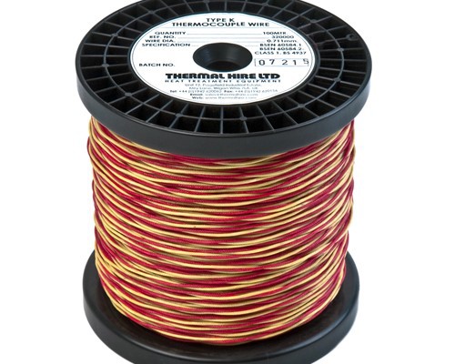 Consumables 800061 Thermocouple Wire Type K 0 711 Mm Dia Twin Twisted Redy