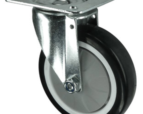 711024-100mm-dia-polyurethane-wheel-swivel-black