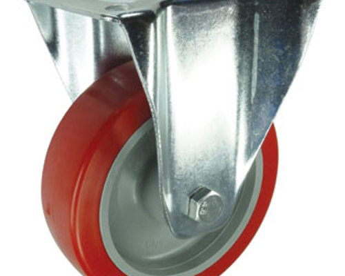 711006-200mm-dia-fixed-polyurethane-wheel-red