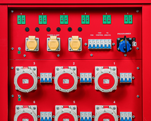 100541 3 Phase Distributioncontrol Unit Cw 6 Channel Rear